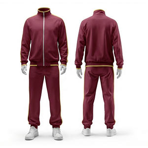 ชุดวอร์มซิปแจ็คเก็ตและกางเกงขายาวสำหรับผู้ชาย ผู้หญิง และเยาวชน ชุดทีมสำหรับฝึกซ้อม - Product Image 3