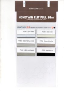 HONEY WIN ELIT FULL 26mm Flame Retardant / Blackout ( Full tone ) - Product Image 1