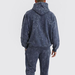 Chándal personalizado de invierno para hombre y mujer, 100% algodón, estilo streetwear, diseño de pantalón acampanado. - Product Image 5