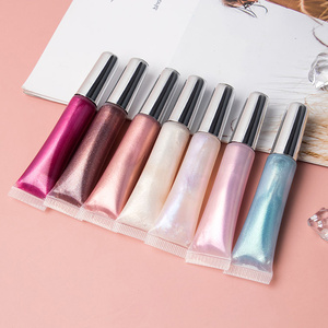 Gloss à lèvres nacré scintillant 7 teintes, huile à lèvres hydratante longue durée pour des lèvres pulpeuses et brillantes - Product Image 4