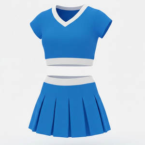 Uniforme Deportivo de Moda para Animadoras, para Espectáculos, Desfiles y Juegos, Transpirable, Suave y Resistente - Product Image 1