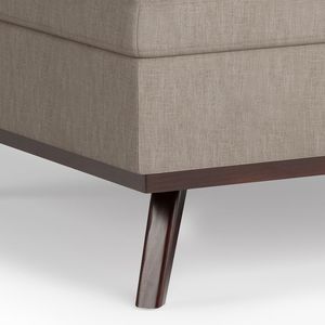 Owen Natural Square Coffee <b>Table</b> Storage Ottoman <b>Stools</b> & Ottomans Product - Product Image 4