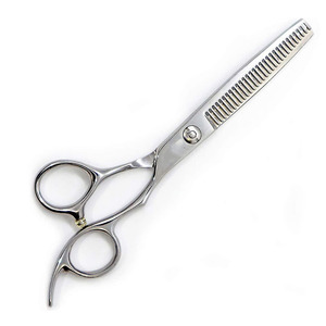 Ciseaux professionnels de coiffure en acier inoxydable sur mesure, pour droitiers, manche moyen, haute qualité, coupe précise A+ - Product Image 4