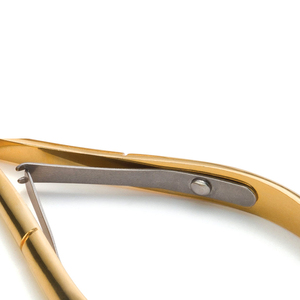 Coupe-cuticules professionnel D-501, couleur dorée, double ressort, pour experts en manucure. - Product Image 2
