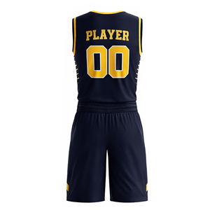 RAMF SPORTS T-shirt de basket-ball personnalisé, maillot brodé par sublimation, ensemble uniforme de basket-ball, vêtements de basket-ball universitaires - Product Image 6