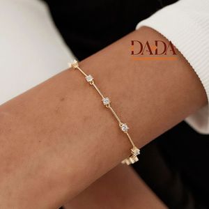 Minimalist Lab Grown Diamond <b>Bracelet</b> for Women Elegant Everyday Tennis Style <b>Bracelet</b> Fine Diamond <b>Bracelet</b> Luxury Jewelry Gift - Product Image 1
