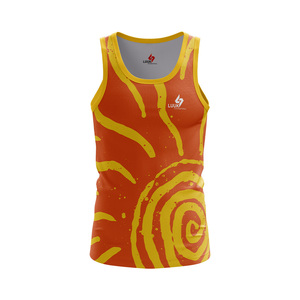 Débardeur Sportif Vert pour Homme LUUK, Imprimé par Sublimation, Séchage Rapide, Col Rond, Sans Manches, Motif Personnalisé, Vêtements de Sport - Product Image 5