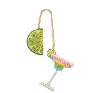 Colgante de Amazonita Natural con Forma de Corazón, Mini Dijes de Circonita Cúbica, Diseño con Cuentas, Moderno y Elegante, Chapado en Oro - Product Image 1