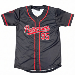 Ensembles de maillots de baseball personnalisables unisexes pour adultes, en polyester par sublimation, séchage rapide, respirants, uniformes de sport, grandes tailles, transfert thermique - Product Image 3