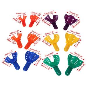 Bandejas de Impresión Dental de Plástico de Diferentes Tamaños, Instrumentos Dentales para Ortodoncia - Product Image 2