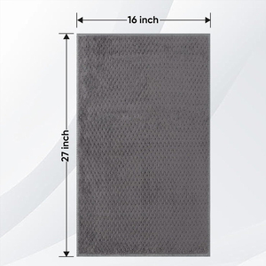 ผ้าขนหนูกีฬาสำหรับผู้ใหญ่แบบถักจากผ้าฝ้ายพร้อมกระเป๋าซิปจากผู้ผลิต |   เสื้อยิมสีพื้นแบบแห้งเร็วเป็นมิตรกับสิ่งแวดล้อม - Product Image 3