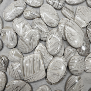 Lot de pierres d'agate en treillis 100% naturelles, prix de gros, fabrication artisanale de bijoux en agate en treillis, pierres d'agate en treillis en vrac - Product Image 5