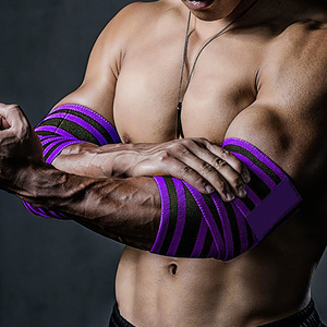 Cómodas Vendas Elásticas para Codos para Fisicoculturismo, Fitness Funcional, Levantamiento de Pesas y Ejercicios de Entrenamiento - Product Image 4