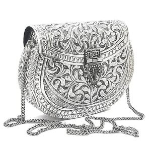 Bolso de Mano de Latón de Primera Calidad a Bajo Precio, Bolso de Noche de Diseñador para Mujer, para Fiestas, Bodas y Ocasiones Especiales - Product Image 3