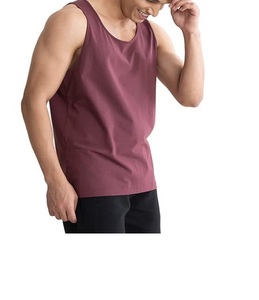 Stylish Fashionable Casual Men's Tank <b>Tops</b> 100% Cotton Sleeveless Breathable Fabric High Quality Low Price - Product Image 3
