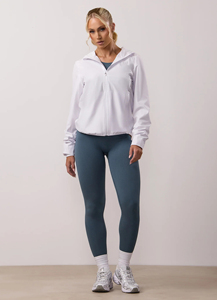 Chaqueta Cortavientos de Invierno para Mujer, con Bloques de Color, Cierre de Cremallera, Poliéster, con Capucha y Mangas Largas - Product Image 1