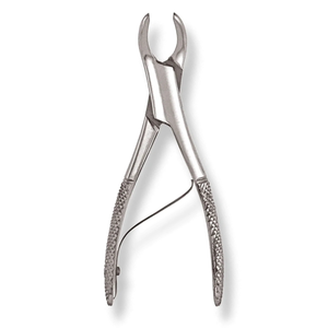 Forceps d'extraction dentaire # Instrument d'extraction dentaire manuel en acier inoxydable 151Xs, poignée ergonomique, professionnel, pour les dents inférieures - Product Image 3