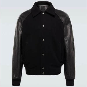 Wholesale Custom Varsity Bomber <b>Jacket</b> for Men and <b>Women</b> <b>Waterproof</b> Breathable Cotton Wool Letterman <b>Jacket</b> High Street <b>Winter</b> - Product Image 1