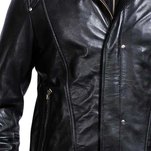 Fully Customized Genuine Cowhide Leather <b>Jacket</b> for <b>Men</b> Winter <b>Warm</b> Vintage Style Linen Lining 320g Fabric Weight Made Pakistan - Product Image 3
