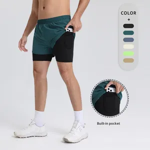 Pantalones Cortos Deportivos de Secado Rápido, Transpirables, Tres Cuartos, para Correr Maratones, con Bolsillos para Teléfono Móvil - Product Image 1
