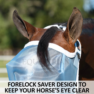 Horse Fly Mask Customized Equestrian Fly Protection Mask for Riding Training and Outdoor Use - Product Image 4