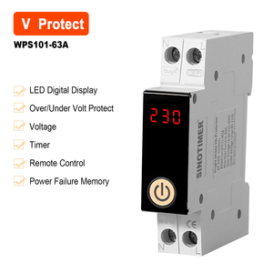 Disjoncteur intelligent WPS101/102/103 avec <span class=keywords><strong>compteur</strong></span> <span class=keywords><strong>d</strong></span>'énergie WiFi et protection 63A 1P, surveillance en temps réel de la tension, du courant et de la puissance - Product Image 2