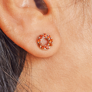 New Best-Selling Multi Gemstone Lightweight <b>Fine</b> <b>Stud</b> <b>Earrings</b> Latest Design 925 Sterling Solid Silver Women's Wear <b>Fine</b> Jewelry - Product Image 6