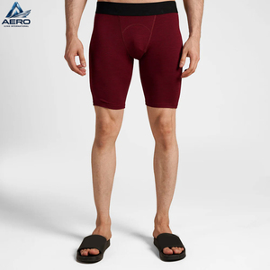 2026 Maroon Black Color Good Supplier Make Your Own Soft Stretchy And Supportive Fabric <b>Compression</b> <b>Shorts</b> For <b>Men</b> Wear - Product Image 4