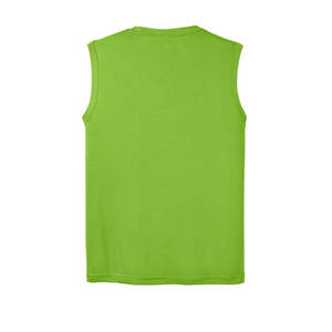Débardeurs de sport sans manches pour hommes, coupe ajustée, 100% coton, personnalisables avec logo, vente directe usine, prix abordable - Product Image 4