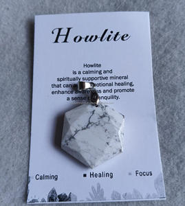 Collier Pendentif Étoile de David Hexagonale en Obsidienne Flocon de Neige Naturelle Faite à la Main pour Reiki, Vente en Gros - Product Image 2