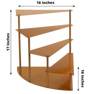 Soporte para pasteles de metal de la mejor calidad con un acabado elegante, diseñado para pastelerías profesionales, cafeterías, hoteles y decoración de eventos. - Product Image 4