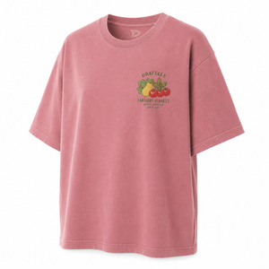 Premium <b>Y2K</b> Vintage Washed Womens Oversized Tee Garment Dyed Silk/Cotton Loose T <b>Shirt</b> High Quality Wholesale Streetwear - Product Image 5
