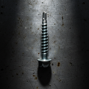 Vis autoperceuse à tête hexagonale / Vis autotaraudeuse galvanisée en acier au carbone zingué classe 4.8 6.8 pouces à filetage grossier - Product Image 1