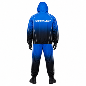 Conjunto Deportivo Personalizado Cortavientos para Hombre, Chaqueta con Capucha y Pantalones, Fabricante OEM, Venta al Por Mayor - Product Image 3