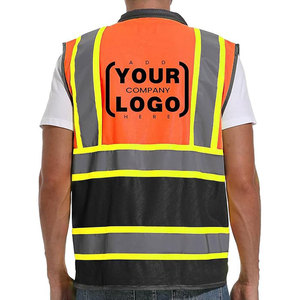 Custom Logo Safety Vest Led Reflective Light <b>Belt</b> Personal Security Construction <b>Work</b> Safety Vest for Men men's safety jacket - Product Image 2