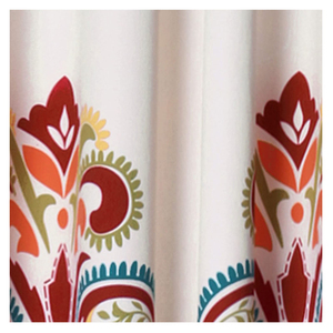 Cortinas de Última Moda para el Hogar, Tela Opaca con Estampado en Relieve, Paneles de Cortinas para Sala de Estar y Dormitorio - Product Image 4