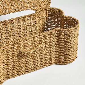 Bone Seagrass Storage <b>Basket</b> - Natural Handmade Storage <b>Basket</b> Wholesale eco-friendly Made in Viet Nam - Product Image 3