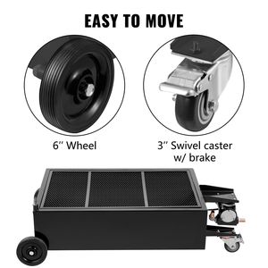 Tanque de Drenaje de Aceite Plegable de Gran Capacidad de 25 Galones (95L) de Perfil Bajo para Cambio de Aceite, Categoría Bombas de Aceite - Product Image 3