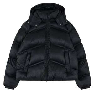 Mens translucent hooded puffer <b>jacket</b> winter <b>padded</b> zipup <b>jacket</b> for men warm stylish coat casual fashion outdoor winter wear - Product Image 1