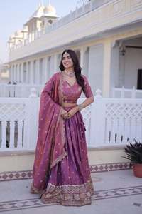 Traje Salwar Kameez de Seda YSL con Lentejuelas y Bordado Zari, Ropa Étnica India para Bodas y Festivales, Choli Elegante - Product Image 2