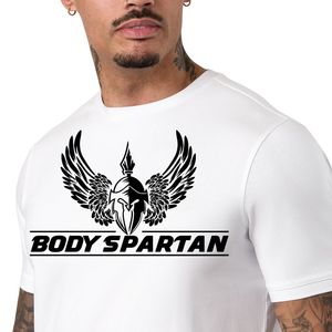 <b>Mens</b> <b>White</b> Classic Jersey T-<b>Shirt</b> <b>Short</b> <b>Sleeve</b> Lightweight Breathable Eco-Friendly Athletic Training Running Fitness 100% Cotton - Product Image 4