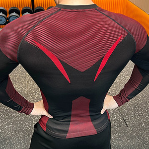T-shirts de sport à manches longues pour hommes, compression, séchage rapide, vêtements de fitness pour l'été, entraînement sportif, t-shirt de compression - Product Image 1