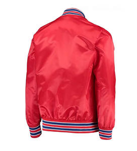 Vestes de sport en satin personnalisées de haute qualité pour femmes, matière satin respirante avec logo de basketball personnalisé pour hommes - Product Image 6