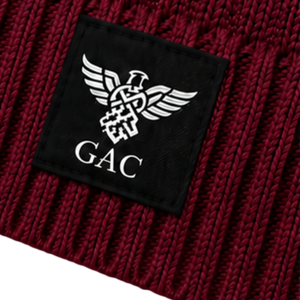 Pull pour homme bordeaux, style Fair Isle nordique, col zippé, jacquard géométrique flocon de neige, tricoté, col montant, poignets côtelés, automne - Product Image 3