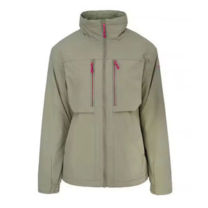 Chaqueta Softshell Premium para Mujer 2026, Personalizada, Sólida, Impermeable, Cortavientos, con Forro Polar para Senderismo al Aire Libre - Product Image 1