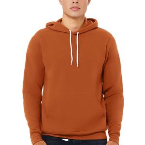 Bella + Canvas 3719 Unisex Sponge Fleece Pullover Hoodie Brown 100% Cotton Hoodies Sudaderas para mangas completas con logotipo de marca - Product Image 1