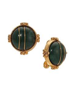 Boucles d'oreilles à clip en acrylique rondes |   2028 - Product Image 1