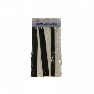 Cerniera in Nylon da 24cm per Forniture Artigianali - Product Image 1