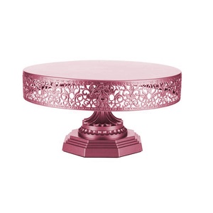 Luxury Handmade Cake Plateau Metal Cake Stand for Wedding Birthday Party Dessert Display - Product Image 2