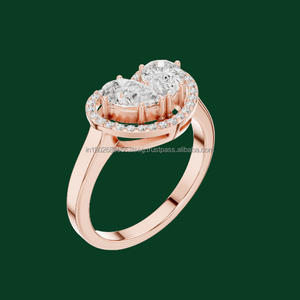 แหวนอัญมณีดิจิตอล14K พร้อมหินประจำเดือนเกิดสำหรับผู้หญิง - Product Image 1